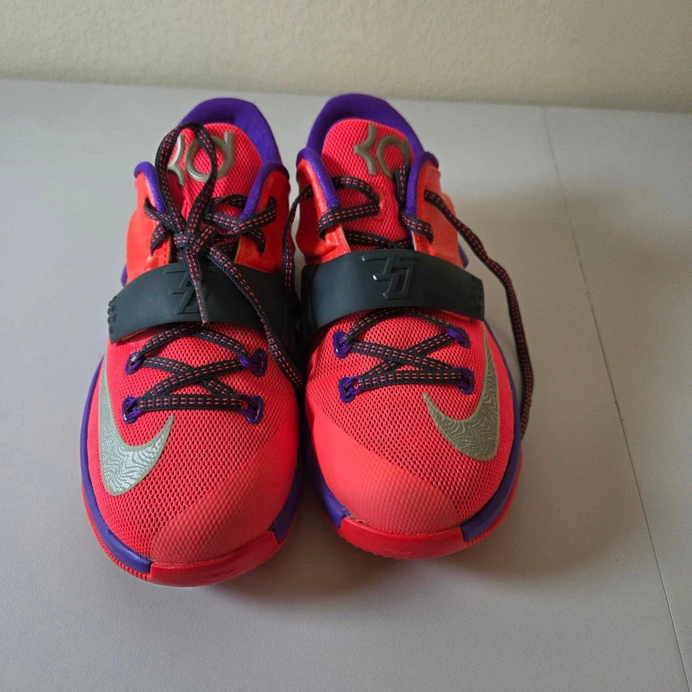 Nike KD‎ 7 GS Youth Size 5Y Red Purple Basketball Shoes 653996 603
